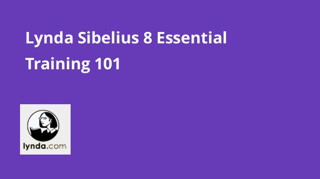 Sprong een kopje Republiek آموزش Sibelius 8: 101