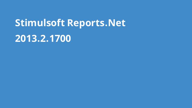stimulsoft reports net
