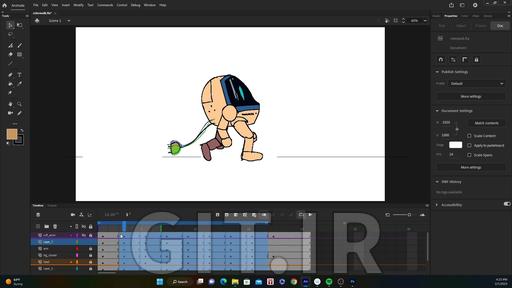 انیمیشن کاراکتر 2D: ایجاد حرکت در Adobe Animate