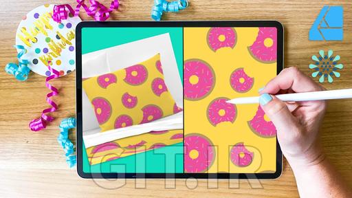 جشن الگوهای Half Drop در Affinity Designer V2 برای Spoonflower