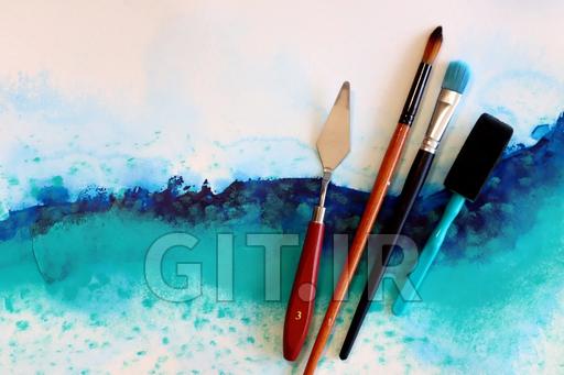 مقدمه ای بر نقاشی انتزاعی: لایه‌سازی با اکریلیک و تکنیک‌های مختلف