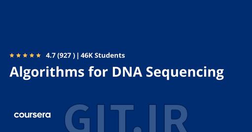 الگوریتمهای توالییابی DNA الگوریتمهای توالییابی DNA
