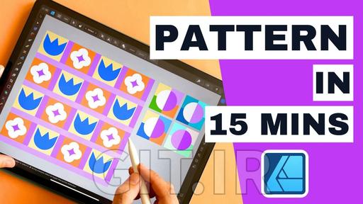 ساخت الگوی تکرارشونده آسان در 15 دقیقه: Affinity Designer برای مبتدیان