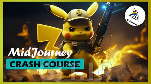 دوره فشرده Midjourney AI - راهنمای شما برای ایجاد اثر هنری شگفتانگیز