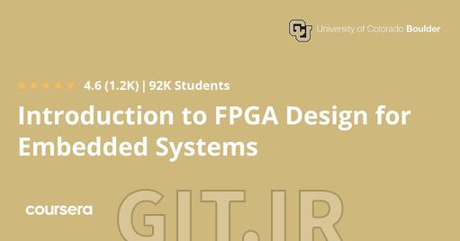 مقدمه‌ای بر طراحی FPGA برای سیستم‌های تعبیه شده