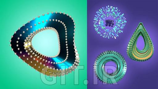 انیمیشن موشن گرافیک در Maya: انیمیت کردن سه بعدی حلقه نوار موبیوس