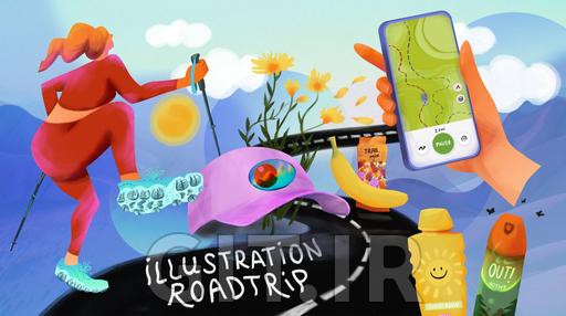 با سبک خود بیان کنید: ایحاد تصویرسازیهای آماده برای پورتفولیو در Procreate و Photoshop