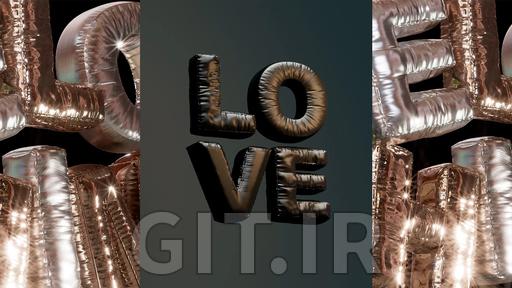 تایپوگرافی سه بعدی بالون: سفر خلاقانه با Blender و Cinema 4D
