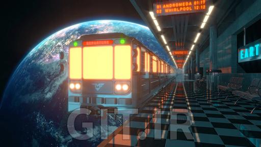 ایجاد یک صحنه قطار فضایی با Cinema 4D و موتور رندر Redshift