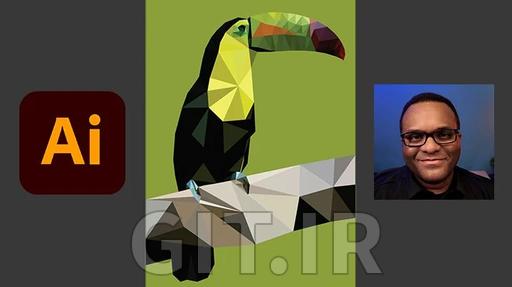 تصویرسازی برداری Low Poly در ادوبی ایلاستریتور برای مبتدیان