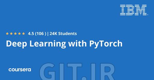 یادگیری عمیق با PyTorch