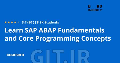 یادگیری اصول SAP ABAP و مفاهیم اصلی برنامه‌نویسی