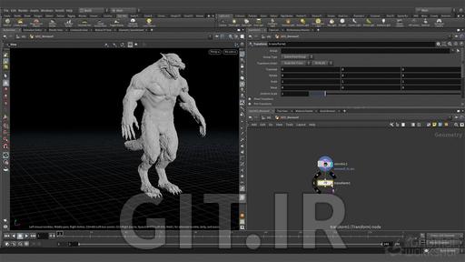 تکنیکهای گریم موجودات در Houdini