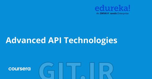 فناوری‌های پیشرفته API