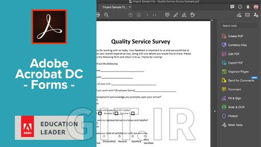 آموزش Adobe در یک ساعت: Adobe Acrobat DC - فرم‌ها
