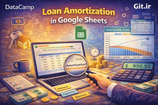 استهلاک وام در Google Sheets