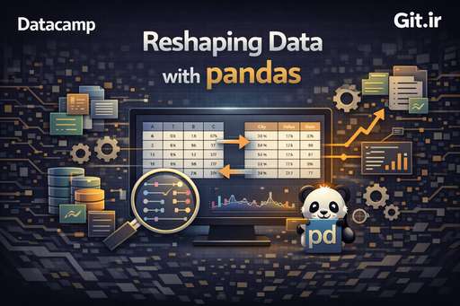 تغییر شکل داده‌ با pandas