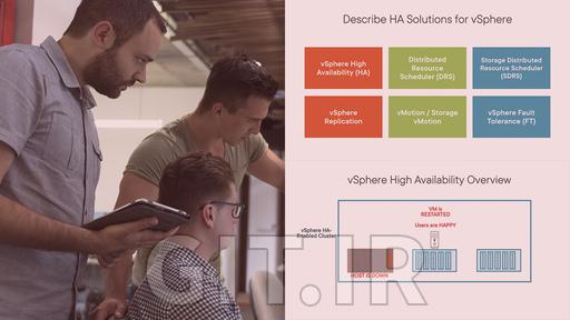 آموزش vSphere 7 - ایجاد و نگهداری دسترس پذیری vSphere آموزش vSphere 7 - ایجاد و نگهداری دسترس پذیری vSphere