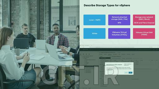 آموزش vSphere 8 - پیکربندی و مدیریت ذخیره سازی vSphere آموزش vSphere 8 - پیکربندی و مدیریت ذخیره سازی vSphere