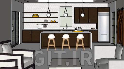 دوره SketchUp Pro: جزئیات طراحی داخلی