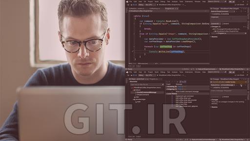 کار با Git و GitHub در ویژوال استودیو 2022