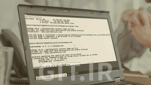 کار با Memory Dumps و اشکال زدایی با استفاده از ابزارهای Sysinternals