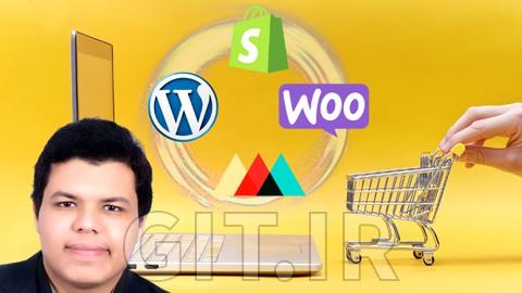 3 دوره در 1 دوره - فروشگاه های تجارت الکترونیک با وردپرس و Shopify در 2023