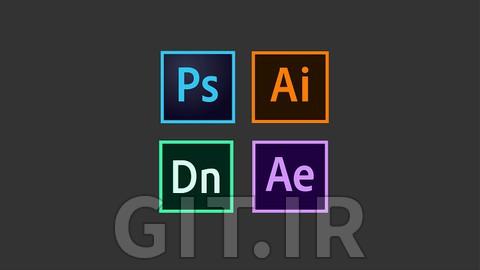 پکیج نرم افزاری Adobe CC - ایلوستریتور، فتوشاپ و افترافکت پکیج نرم افزاری Adobe CC - ایلوستریتور، فتوشاپ و افترافکت