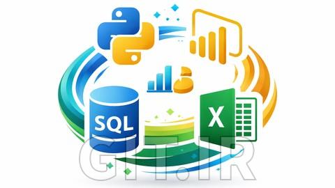تحلیل پیشرفته با پایتون، Power BI ،SQL ،VBA و Excel (54 ساعت)