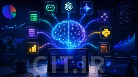 تحلیل داده مجهز به هوش مصنوعی: ChatGPT ،SQL ،Python و BI
