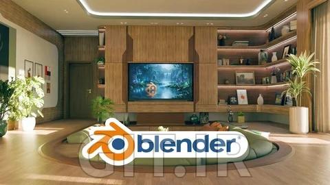 طراحی داخلی مجهز به هوش مصنوعی در Blender 5