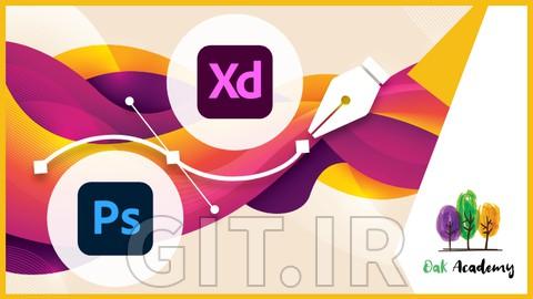 طراحی آیکون اپلیکیشن و طراحی UI-UX با Adobe XD ،Photoshop