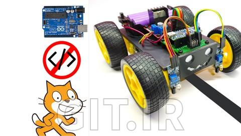 رباتیک آردوینو (Arduino Robotics) با برنامه نویسی اسکرچ در TinkerCAD رباتیک آردوینو (Arduino Robotics) با برنامه نویسی اسکرچ در TinkerCAD
