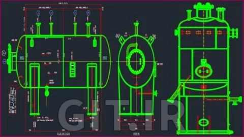 دوره طراحی مخزن تحت فشار با AutoCAD 2016-2022