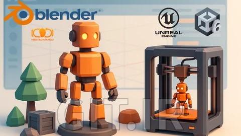 دوره Blender: مدلهای بازی سهبعدی، تکسچرینگ و مدلهای چاپ سهبعدی