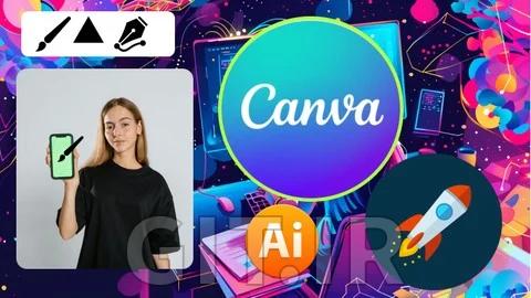 بوت‌کمپ Canva: از مبانی تا حرفه‌ای، به‌ همراه AI و 8 پروژه واقعی