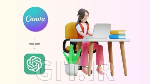 آموزش Canva با هوش مصنوعی: دوره کامل Canva با ChatGPT