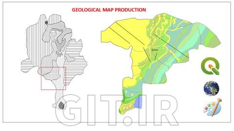 دوره‌ آموزشی کامل ایجاد نقشه‌ی زمین‌شناسی - Qgis