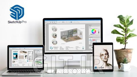ارائه‌های طراحی مفهومی در SketchUp LayOut