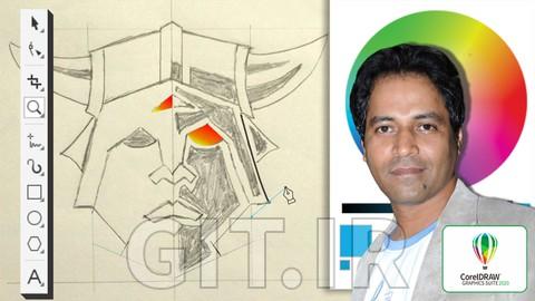 آموزش Corel DRAW برای مبتدیان: طراحی در Corel Draw 2020