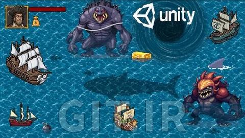 ساخت یک بازی پیشرفته نبرد کشتی دزدان دریایی در Unity و #C