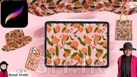 ایجاد الگوی یکپارچه در Procreate