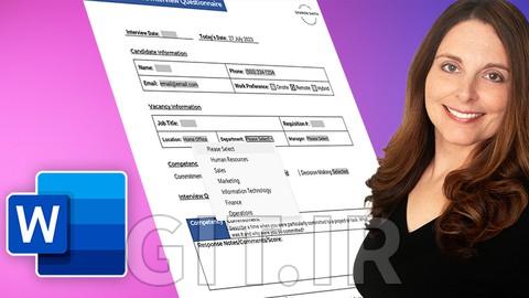 ایجاد فرمهای قابل پر کردن در Microsoft Word