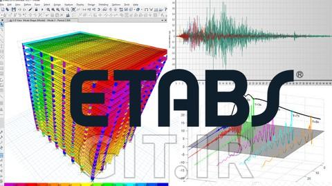 دوره حرفه‌ای ETABS با طراحی ساختمان 20 طبقه