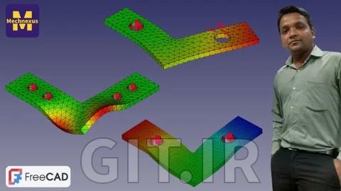 تحلیل المان محدود در FreeCAD: از صفر تا حرفه‌ای!