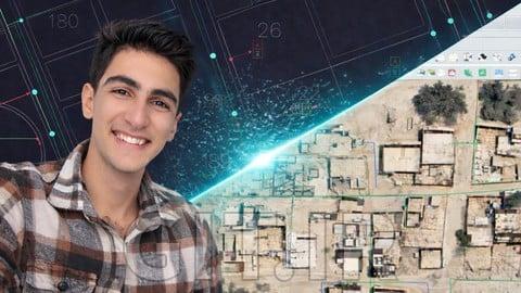 برنامه‌ریزی شبکه FTTH با QGIS و اتوکد