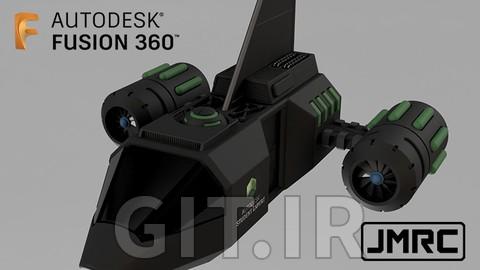 مفهوم طراحی در Fusion 360 - فضاپیما