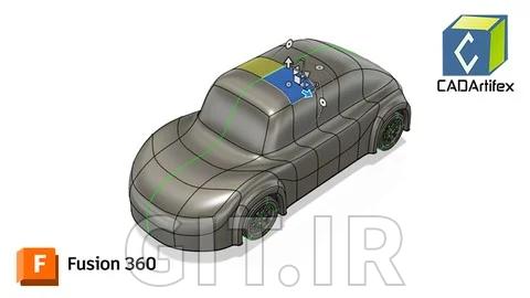 طراحی سطح و اسکالپتینگ با T-Spline در Fusion 360