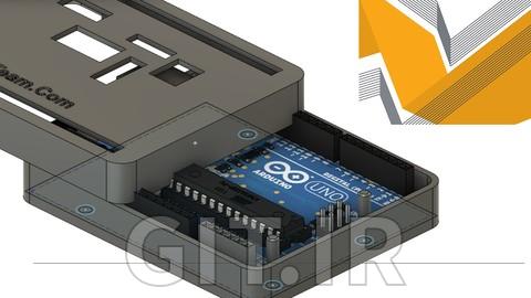 طراحی محفظه پرینت سه بعدی برای بردهای آردوینو Fusion 360