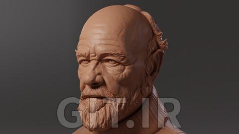مطالعه پرتره در ZBrush: کاراکتر جورج